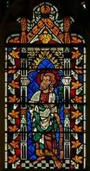 Fönster föreställande Moses