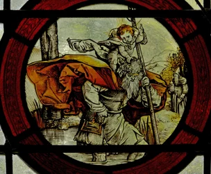 Fönster föreställande St Christopher