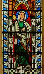 Fönster föreställande St. Margaret