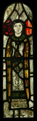 Fönster som visar St Michael (målat glas)