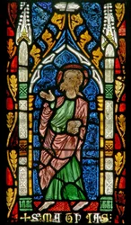 Fönster s3 föreställande St Matteus