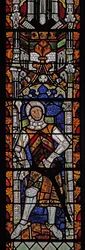 Fönster s4 föreställande Gilbert II de Clare