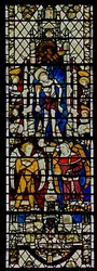 Fönster w12 föreställande Corpus Christi