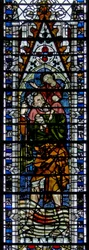 Fönster w2 föreställande St Christopher