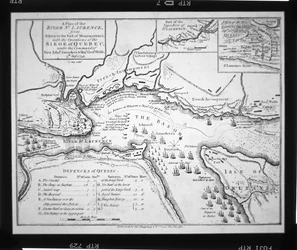 Wolfes plan för belägringen av Quebec 1759