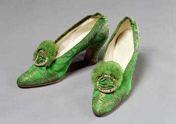 Damskor, 1920-tal (silke och diamanter)