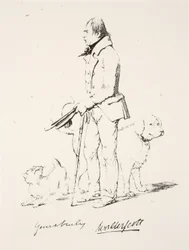 Med vänlig hälsning, Walter Scott (penna och bläck)