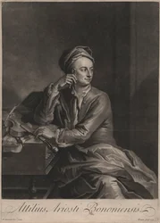 Attilus Ariosti Bononiensis, graverad av John Simon (1675-1751), 1719 (mezzotint)
