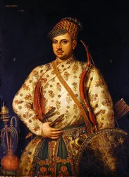 Porträtt av en moghulprins