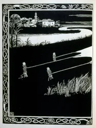 Enak före Gemorrhe (Gomorra), från boken Juda illustrerad av Ephraim Moses Lilien (1874-1925). Lilian anses vara fadern till den sionistiska ikonografin, skapad i Jugendstil (tysk art nouveau) stil. Han illustrerade 