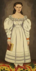 Flicka i familjen Bangs-Phelps, ca. 1848.