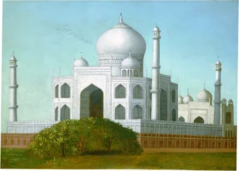 Taj Mahal, ca 1860-1880 (olja på duk)