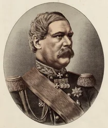 General Francis Edward Todleben (färg litho)