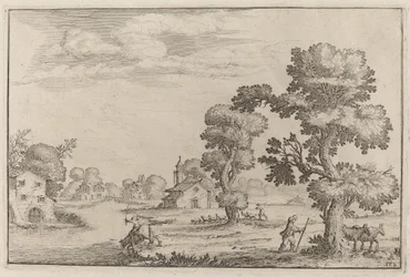 Lakeside Village med herdsmen