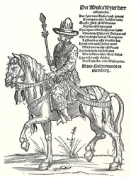 Porträtt av storprins Vasili III Ivanovich av Moskva 1479-1533