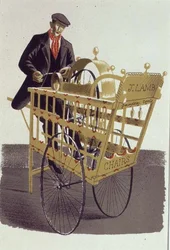 The Knife Grinder, tryckt av Curwen Press, från "High Street", av J. M. Richards, utgiven av "Country Life"