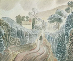 Våt eftermiddag, 1928