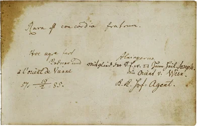 Album för en frimurare (Johann Georg Kronauer)