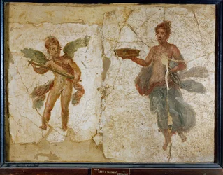 Eros och maenad, från Herculaneum