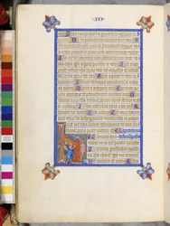 Hel sida: inramad text med historiserat initialt "H": Den översteprästerliga bönen