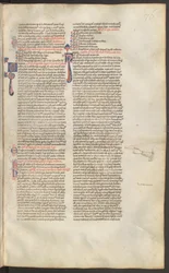 Helsida: text med initial