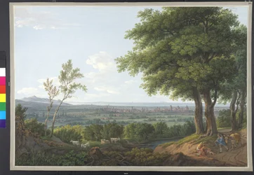 Gouache av Franz Jaschke