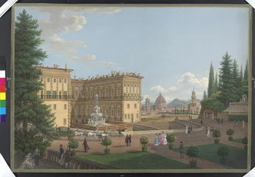 Gouache av Franz Jaschke