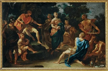 La continence de Scipion - Scipios kontinens, skiss ...