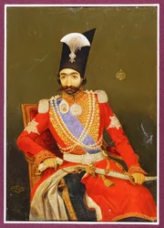 Nasser-al-Din Shah, Qajar-kung av Persien ...
