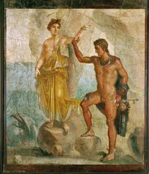 Perseus befriar Andromeda