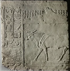Relief för Khamasut, son till Ramses II ...