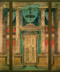 Scenisk dekoration, dörröppning