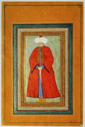 Sultan Mehmet I. Celebi ;Postumt porträtt, andra halvan ...