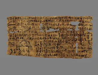 Talisman som skyddar mot feber, från Deir el-Medineh, 20:e dynastin ...
