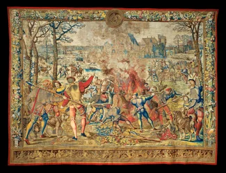 Gobeläng Maximilians jakter, en av tolv jakter på...