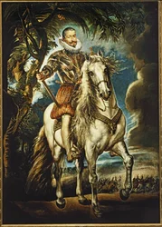 Hertigen av Lerma till häst, ca 1603 (målning på duk)
