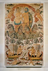 Neptunus och Amphitrites triumf, från Constantine, Algeriet ...