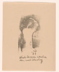 Inte så mycket idealist som ideolog (originaltitel på objekt)