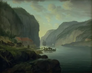 Svinesund nära Frederikshald i Norge