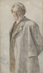 Porträtt av Henrik Ibsen 1828-1906, 1895.