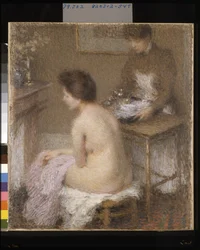 After The Bath (olja på duk)