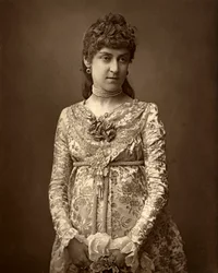 Angela Fenton, brittisk skådespelerska, 1887.