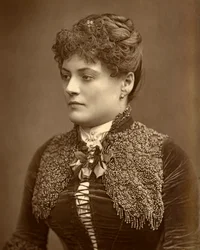 Sophie Eyre, brittisk skådespelerska, 1887.
