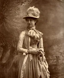 Violet Vanbrugh, brittisk skådespelerska, 1887.