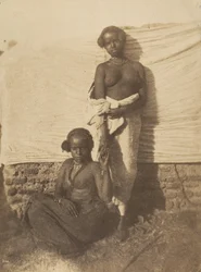 [Två kvinnor], 1852.