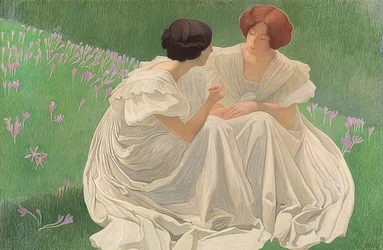 De två vita (Les Deux Blanches). 1898