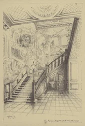 De berömda Hogarth-bilderna och trappan