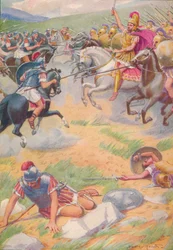 Pyrrhus rustning var rikare och vackrare än hans soldaters, c1912 1912
