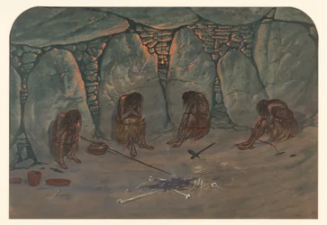Förhistorisk scen, 1871