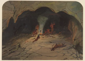 Förhistorisk scen, 1871
